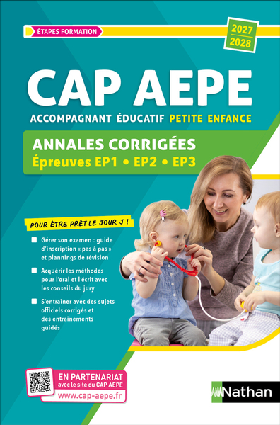 Annales corrigées - CAP Accompagnant éducatif petite enfance