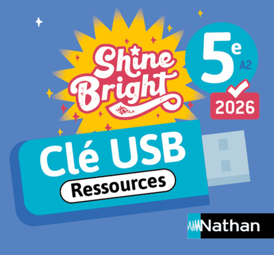 Shine Bright - Anglais 5e - 2026 - Clé USB