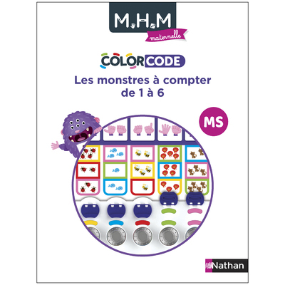 MHM - Maternelle et Colorcode MS - Les monstres à compter de 1 à 6