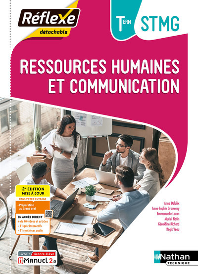 Pochette Réflexe - Ressources humaines et Communication Tle STMG BAC STMG - 2024 - Pochette - élève - + iManuel