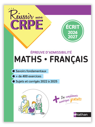 Réussir mon CRPE Maths Français épreuve d'admissibilité écrit 2026