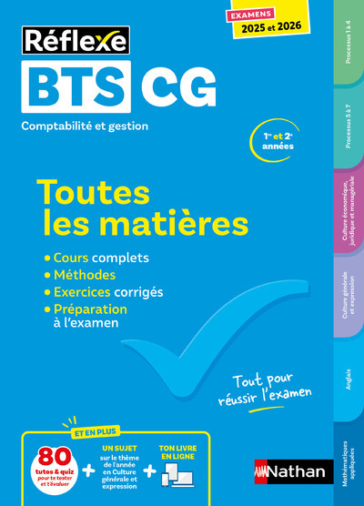 Toutes les matières BTS CG - Réflexe N° 11 - 2025-2026