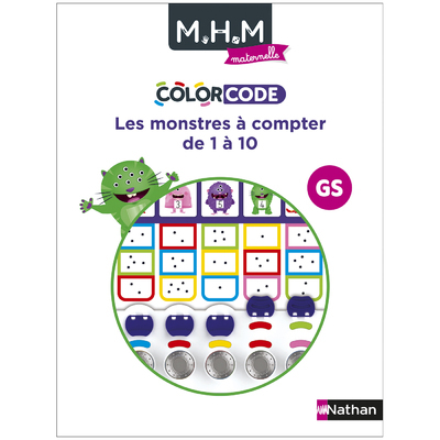 MHM - Maternelle et Colorcode GS - Les monstres à compter de 1 à 10
