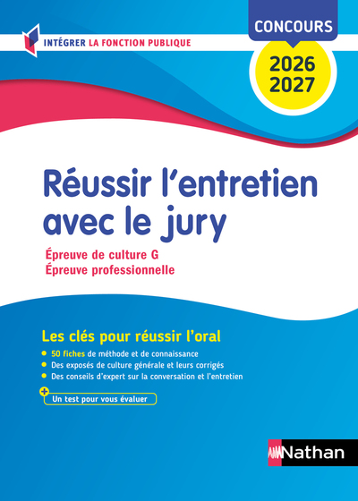 Réussir l'entretien avec le jury (Concours de catégories A, B et C) Concours 2026-2027