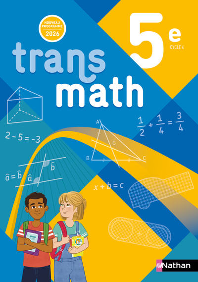 Transmath Mathématiques 5e - Manuel élève - 2026