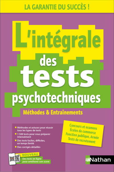 L'intégrale des Tests Psychotechniques - Méthodes et entraînements