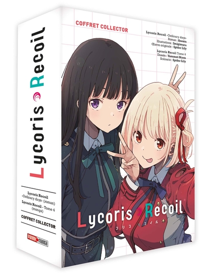 Coffret Lycoris Recoil T04 + Roman Ordinary Days