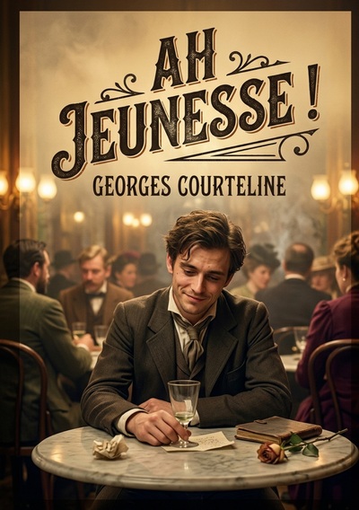 Ah jeunesse ! - Une exploration satirique de la jeunesse et de ses illusions par Georges Courteline, offrant un regard amusé sur les vanités et les naïvetés de l'âge.