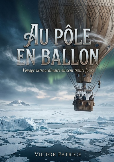 Au pôle en ballon - Voyage extraordinaire en cent trente jours - Le récit d'une tentative audacieuse pour atteindre le pôle Nord en ballon, une aventure scientifique et humaine palpitante à la fin du XIXe siècle.