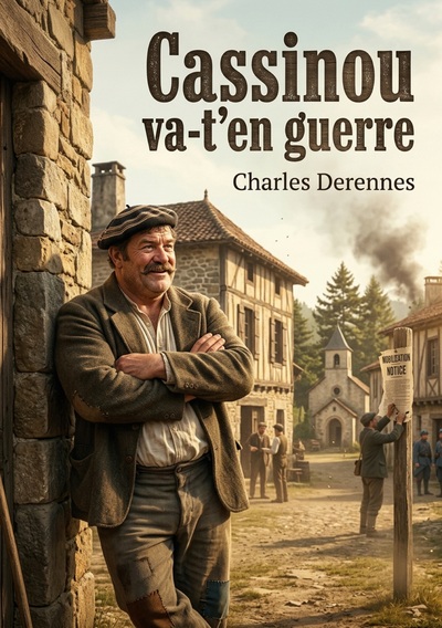 Cassinou va-t'en guerre - Les aventures rocambolesques de Cassinou, un personnage truculent confronté aux rumeurs de guerre dans un village des Landes