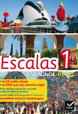 Escalas Espagnol 1re éd. 2015 - Coffret CD audio classe + DVD vidéo