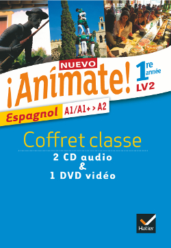 Nuevo Animate 1re année éd. 2015 - Coffret CD audio classe + DVD vidéo