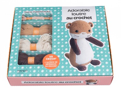 Adorable loutre au crochet - Coffret - Tout le matériel inclus