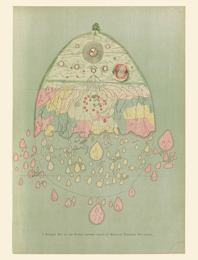 Carte - Carte birmane du monde