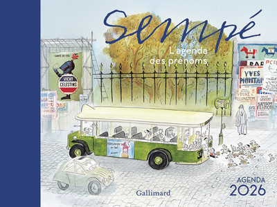 Agenda Sempé 2026 - L'agenda des prénoms
