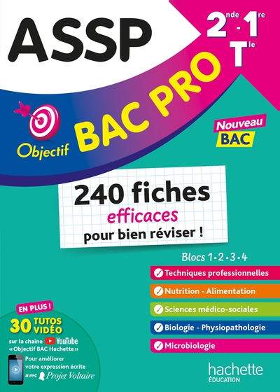 Objectif Bac pro ASSP (2de - 1re - Term) - Fiches - Nouveaux programmes bac 2025