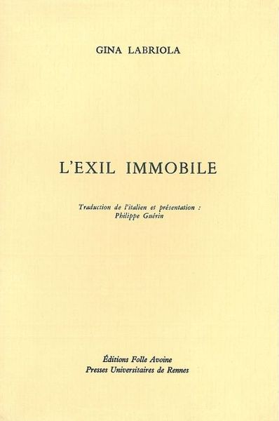 L' Exil immobile