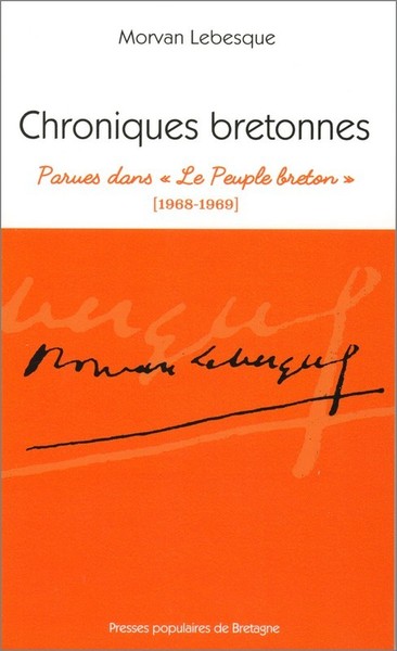 CHRONIQUES BRETONNES