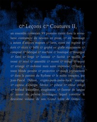 & Leçons & Coutures II