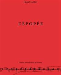 EPOPEE GENESE D UN GENRE LITTERAIRE EN GRECE