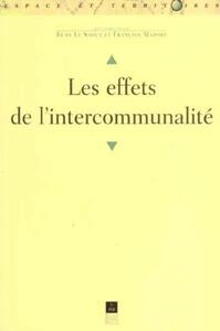 EFFETS DE L INTERCOMMUNALITE