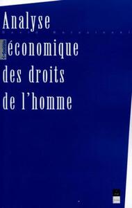 ANALYSE ECONOMIQUE DES DROITS DE L HOMME