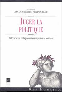 JUGER LA POLITIQUE