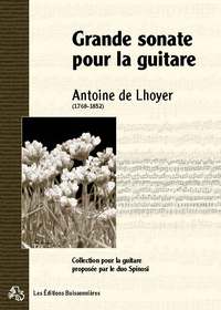 Grande sonate pour guitare opus 12 - partitions