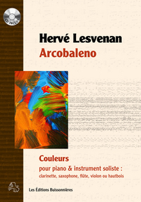 Arcobaleno, couleurs, partition pour piano et instrument soliste