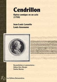 Cendrillon opéra comique en 1 acte de Laruette et Anseaume