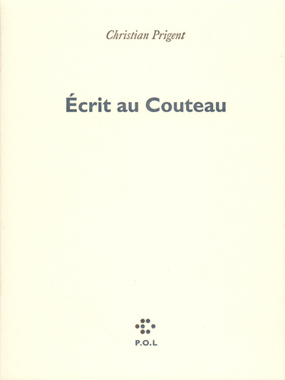 Écrit au Couteau