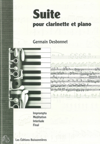 Suite pour clarinette Si b et piano
