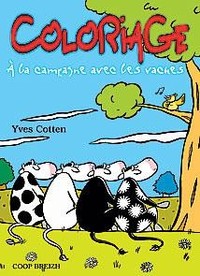 A la campagne avec les vaches cahier de coloriage