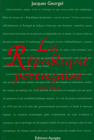 LA REPUBLIQUE PORTUGAISE 1974-1995