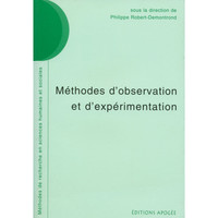 LES METHODES D'OBSERVATION ET D'EXPERIMENTATION