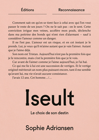 ISEULT : LE CHOIX DE SON DESTIN