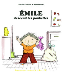 Émile descend les poubelles