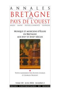 Musique et musiciens d'Église en Bretagne aux XVIIe et XVIIIe siècles