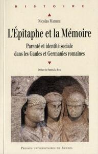 EPITAPHE ET LA MEMOIRE