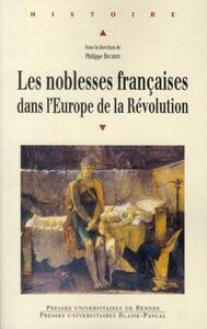 NOBLESSES FRANCAISES DANS L EUROPE DE LA REVOLUTION