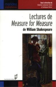 LECTURES DE MEASURE FOR MEASURE