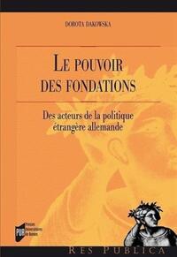 POUVOIR DES FONDATIONS