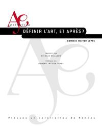 Définir l'art, et après ?