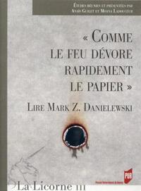 COMME LE FEU DEVORE RAPIDEMENT LE PAPIER