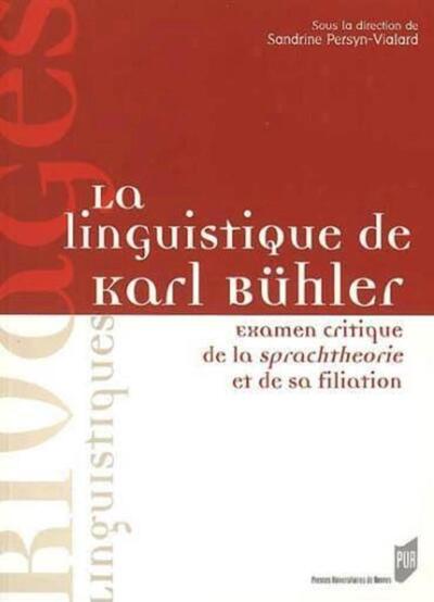 LINGUISTIQUE DE KARL BUHLER