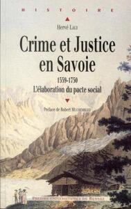 CRIME ET JUSTICE EN SAVOIE