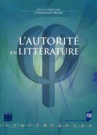 AUTORITE EN LITTERATURE