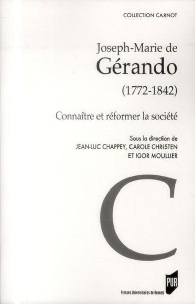 JOSEPH MARIE DE GERANDO 1772 1842