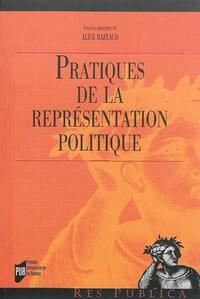 Pratiques DE LA REPRESENTATION POLITIQUE