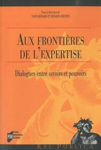 AUX FRONTIERES DE L EXPERTISE